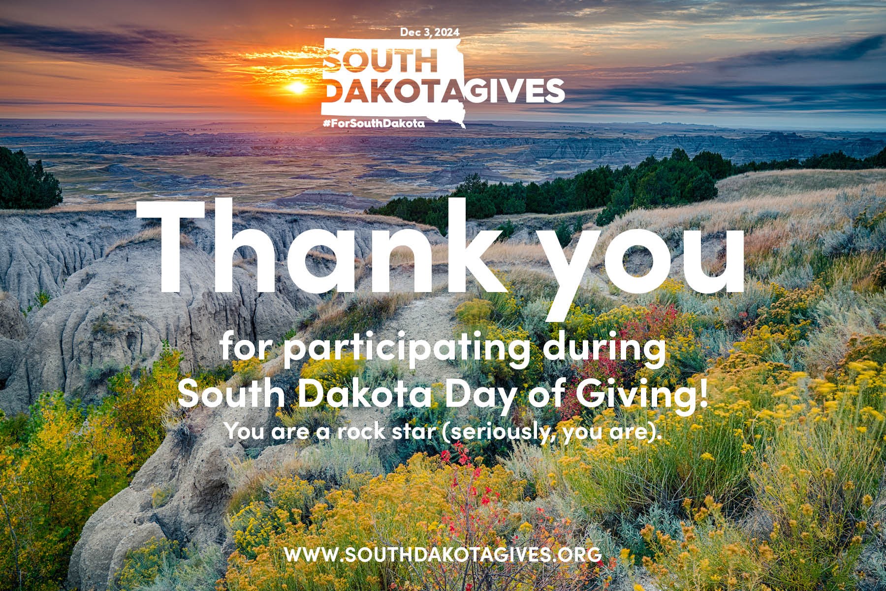 South Dakota Day of Giving!